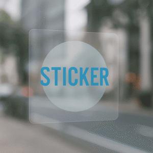 Transparante stickers